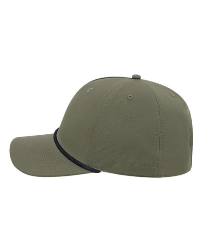 CAP AMERICA Athletic Rope Cap i7256 #color_Olive Green/ Black