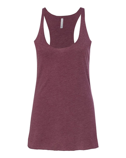 BELLA + CANVAS Women's Triblend Racerback Tank 8430 #color_Maroon Triblend