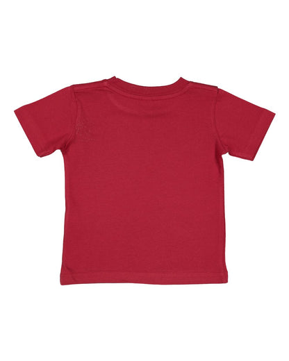 Rabbit Skins Infant Fine Jersey Tee 3322 #color_Garnet