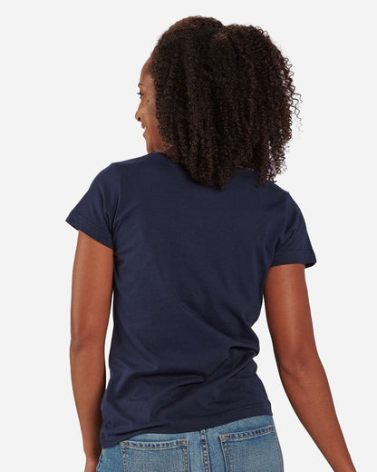 Boxercraft Women's V-Neck T-Shirt BW2201 #color_Navy
