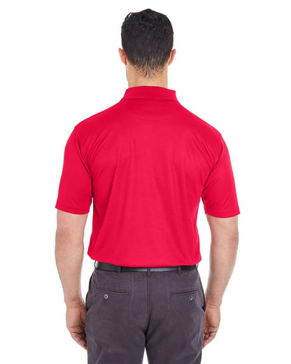 UltraClub Men's Tall Cool & Dry Mesh Piqué Polo 8210T #colormdl_Red