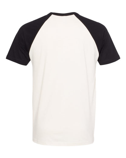 Next Level Cotton Raglan T-Shirt 3650 #color_Black/ Natural