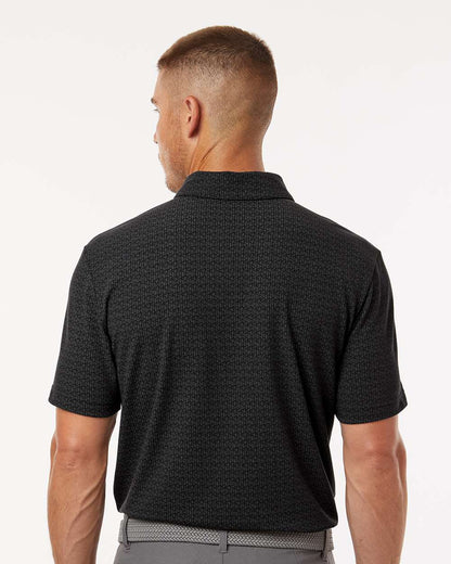 Adidas Men's Blended Printed Polo A702 #colormdl_Black
