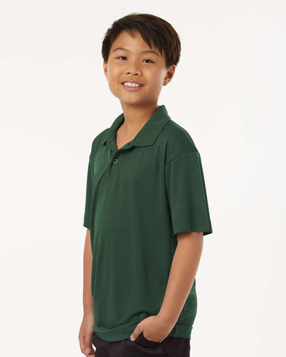 AllPro Youth Pro-Lock Performance Polo 41800Y #colormdl_Forest Green