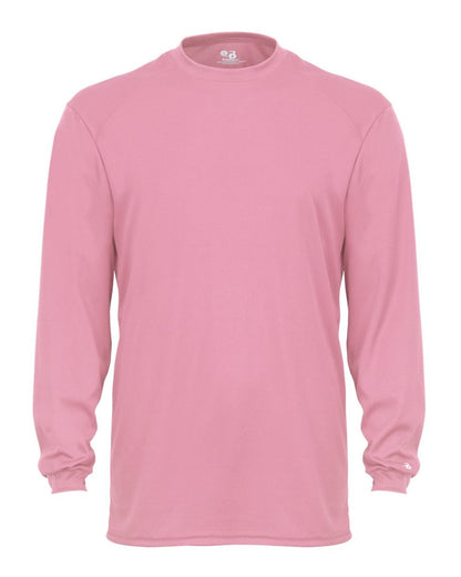 Badger B-Core Long Sleeve T-Shirt 4104 #color_Pink