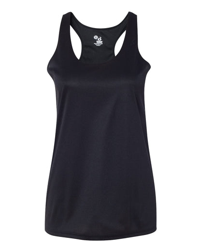 Badger Women’s B-Core Racerback Tank Top 4166 #color_Black