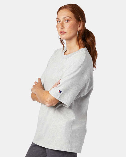 Champion Unisex Heritage Jersey T-Shirt T105 #colormdl_Silver Grey