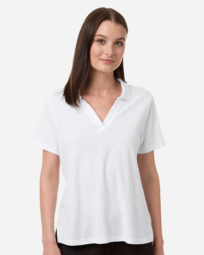 CORE365 Women's Resolve CVC Performance Pique Polo CE106W #colormdl_White