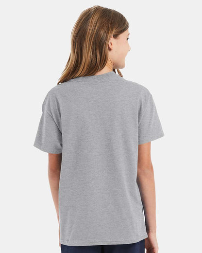 Hanes Authentic Youth T-Shirt 5450 #colormdl_Light Steel