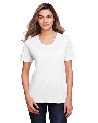 CORE365 Women's Fusion ChromaSoft™ Performance T-Shirt CE111W #colormdl_White