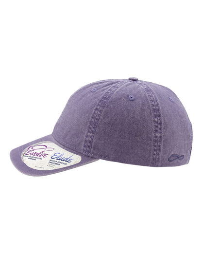 Infinity Her Women's Pigment-Dyed with Fashion Undervisor Cap CASSIE #color_Violet/ Floral