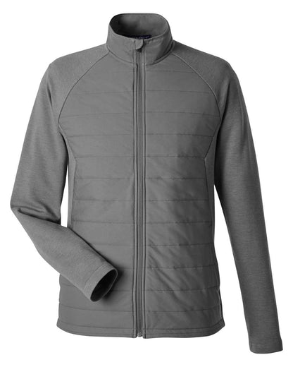 Devon & Jones Men's New Classics® Charleston Hybrid Jacket DG704 #color_Graphite Melange/ Graphite