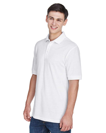 Harriton Men's Easy Blend™ Polo M265 #colormdl_White
