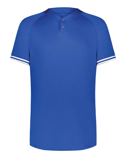 Augusta Sportswear Cutter Henley Jersey 6905 #color_Royal/ White