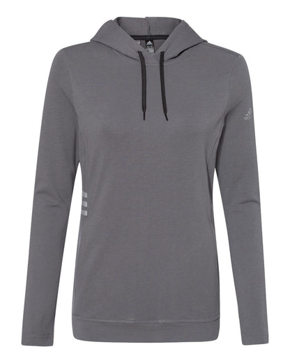 Adidas Women's Lightweight Hooded Sweatshirt A451 #color_Grey Five