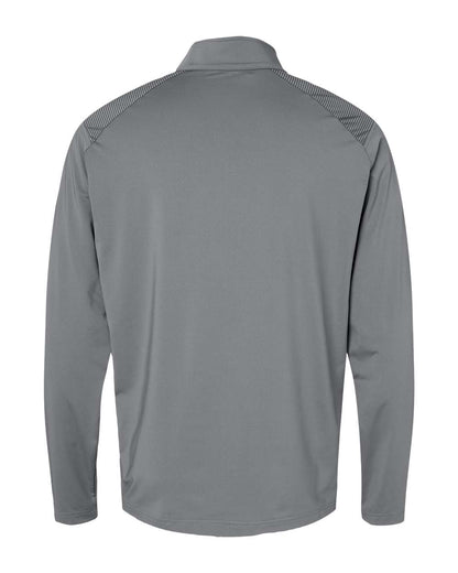 Adidas Shoulder Stripe Quarter-Zip Pullover A520 #color_Grey Three