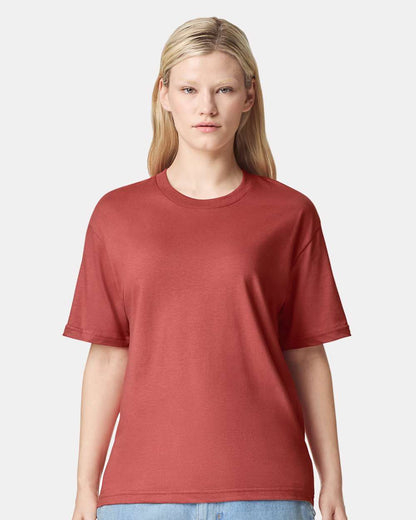 American Apparel Unisex Fine Jersey Tee 2001 #colormdl_Canyon