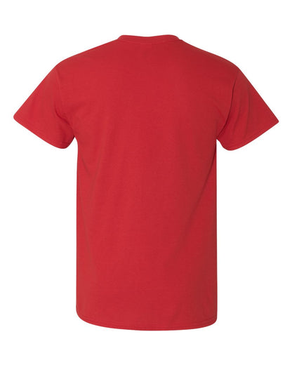 Gildan Unisex Heavy Cotton™ Pocket T-Shirt 5300 #color_Red