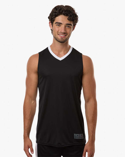 Augusta Sportswear Men's Match-Up Basketball Jersey 6886 #colormdl_Black/ White