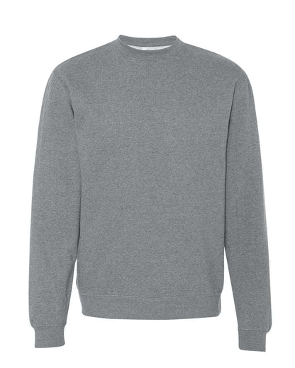 Independent Trading Co. Unisex Midweight Crewneck Sweatshirt SS3000 #color_Gunmetal Heather