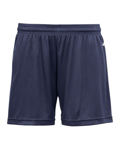 Badger Women's B-Core 5" Inseam Shorts 4116 #color_Navy