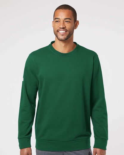 Adidas Fleece Crewneck Sweatshirt A434 #colormdl_Collegiate Green