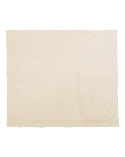 Alpine Fleece Micro Mink Sherpa Blanket 8712 #color_Navy