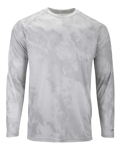 Paragon Unisex Cabo Camo Performance Long Sleeve T-Shirt 228 #color_Aluminum