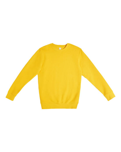 Lane Seven Unisex Premium Crewneck Sweatshirt LS14004 #color_Lemon