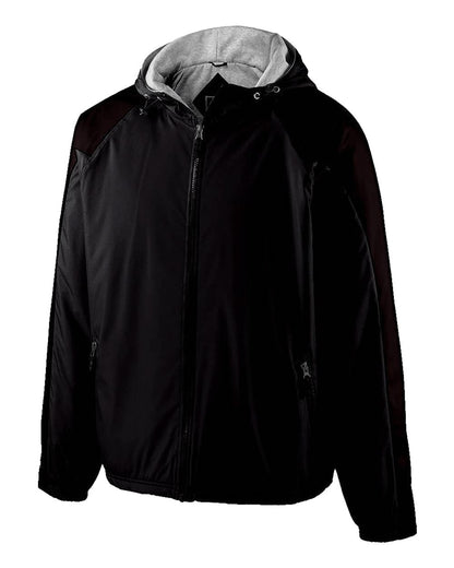 Holloway Youth Homefield Hooded Jacket 229211 #color_Black