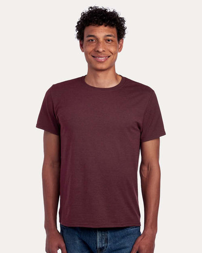 JERZEES Premium Blend Ring-Spun T-Shirt 560MR #colormdl_Maroon Heather