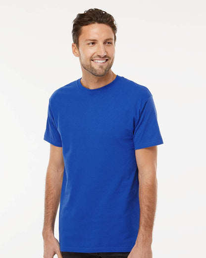 M&O Men's Gold Soft Touch T-Shirt 4800 #colormdl_Royal
