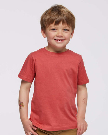 Rabbit Skins Toddler Fine Jersey Tee 3321 #colormdl_Passionfruit