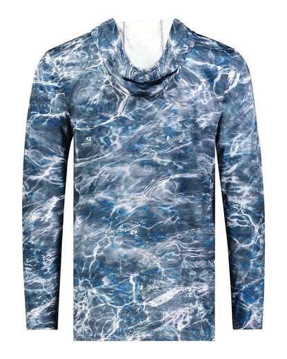 Holloway Men's Mossy Oak Momentum Hoodie 223515 #color_Blackfin