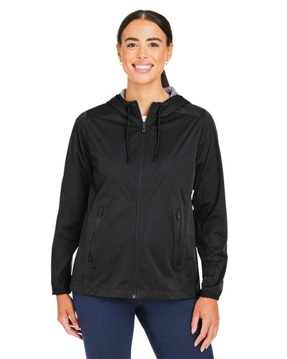 North End Women's Network Lightweight Jacket NE75W #colormdl_Black Heather
