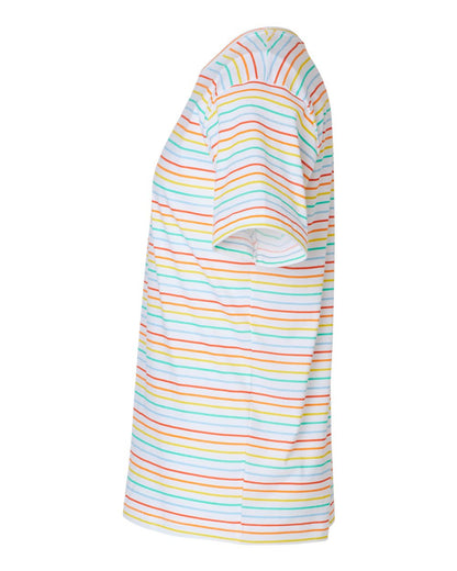 LAT Unisex Fine Jersey Tee 6901 #color_Rainbow Stripe