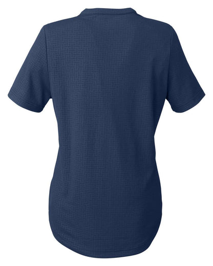North End Women's Replay Recycled Polo NE102W #color_Classic Navy
