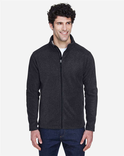 CORE365 Men's Journey Fleece Jacket 88190 #colormdl_Heather Charcoal