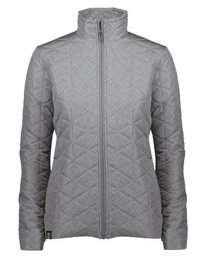 Holloway Women's Repreve® Eco Quilted Jacket 229716 #color_Tundra Haze Print