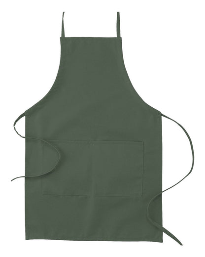 Big Accessories Apron with Pocket APR53 #color_Forest