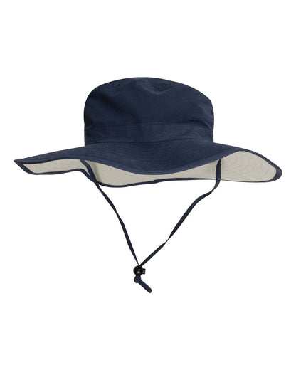 Adams Headwear Extreme Adventurer Bucket Hat XP101 #color_Navy/ Stone