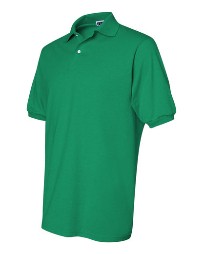 JERZEES Men's SpotShield® 50/50 Polo 437MSR #color_Kelly