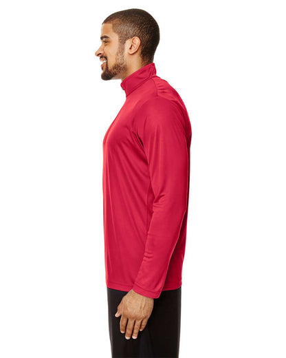 Team 365 Men's Zone Performance Quarter-Zip Pullover TT31 #colormdl_Sport Red