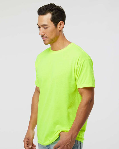 M&O Men's Gold Soft Touch T-Shirt 4800 #colormdl_Safety Green