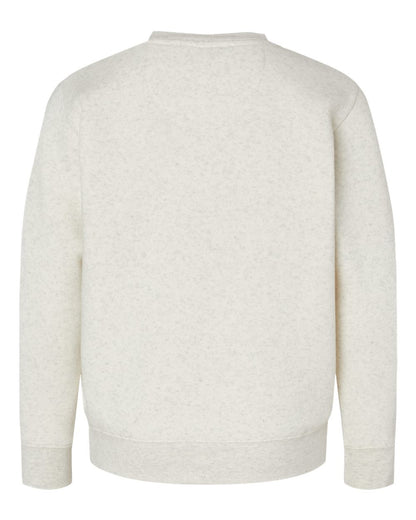 LAT Youth Elevated Fleece Crewneck Sweatshirt 2225 #color_Natural Heather