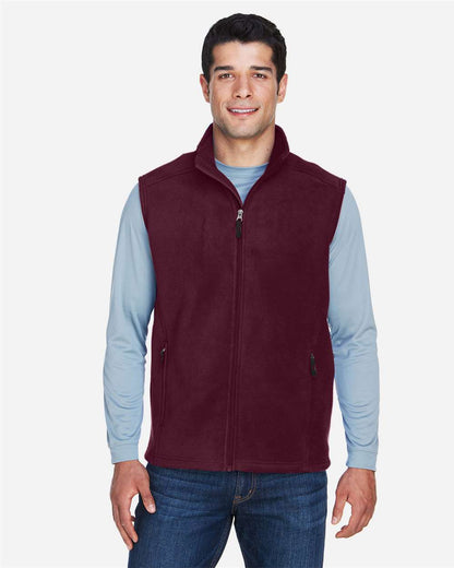 CORE365 Men's Journey Fleece Vest 88191 #colormdl_Burgundy