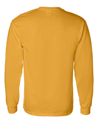 Gildan Unisex Heavy Cotton™ Long Sleeve T-Shirt 5400 #color_Gold