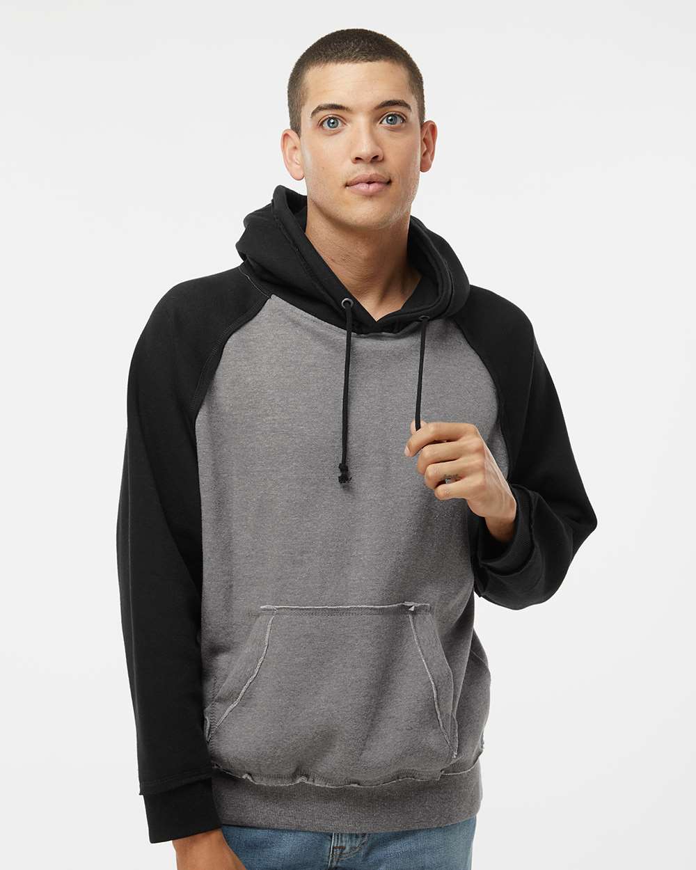 #colormdl_Smoke Heather/ Black
