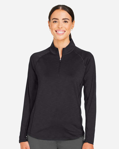 Puma Golf Women's You-V Quarter-Zip Pullover 625902 #colormdl_Puma Black