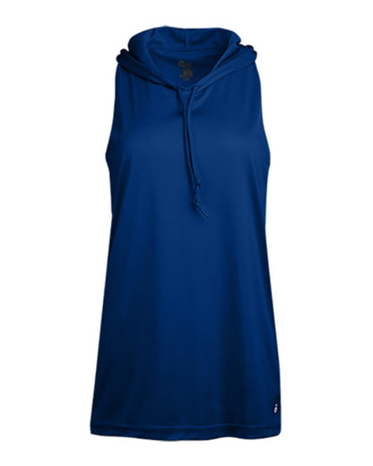 Badger Women's B-Core Racerback Hooded Tank Top 4111 #color_Royal